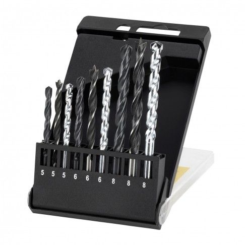Brocas Hss-R Metal Pedra Madeira 9un Brocas Hss-R Metal Pedra Madeira 9un