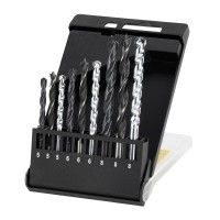 Brocas Hss-R Metal Pedra Madeira 9un Brocas Hss-R Metal Pedra Madeira 9un