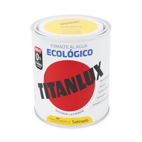 Esmalte Eco Multis Aqua Acetinado Amarelo Lu 0,75l Esmalte Eco Multis Aqua Acetinado Amarelo Lu 0,75l