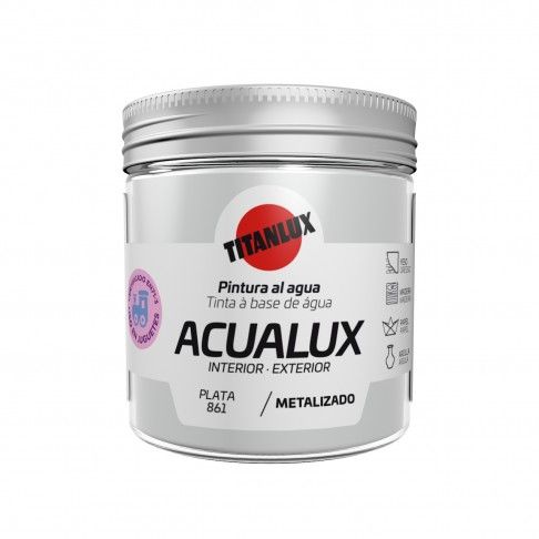 Tinta Acualux Metalizado Prata 75ml Tinta Acualux Metalizado Prata 75ml
