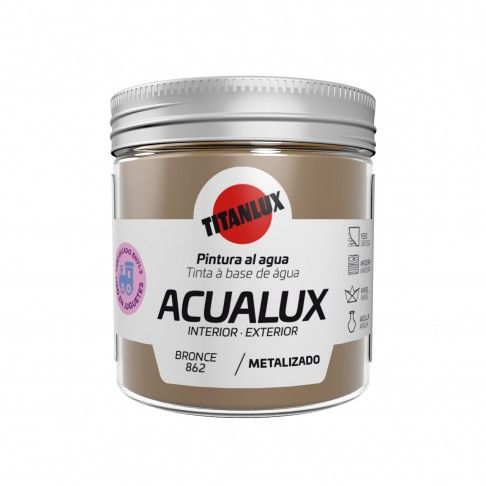 Tinta Acualux Metalizado Bronze 75ml Tinta Acualux Metalizado Bronze 75ml