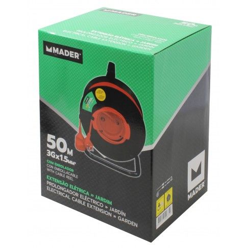 Enrolador/Extensão 3g1,5mm 50m Enrolador/Extensão 3g1,5mm 50m