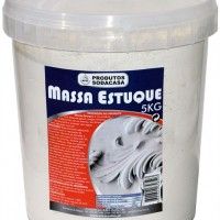 Massa Estuque Pó Balde 5kg Massa Estuque Pó Balde 5kg