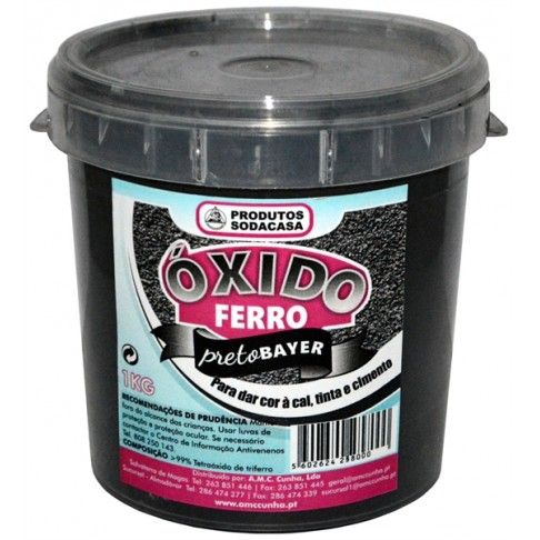 Oxido Ferro Preto 1kg Oxido Ferro Preto 1kg