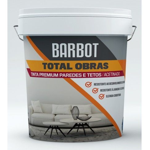 Tinta Total Obras Premium Interior Acetinada Based 5l Tinta Total Obras Premium Interior Acetinada Based 5l