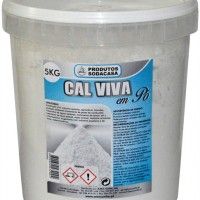 Cal Viva Em Pó Balde 5kg Cal Viva Em Pó Balde 5kg