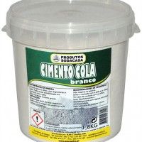 Cimento Cola Balde Branco 1,8kg