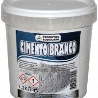 Cimento Branco Balde 1,2kg Cimento Branco Balde 1,2kg