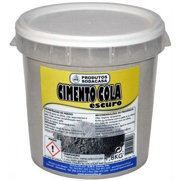 Cimento Cola Escuro Balde 1,8kg