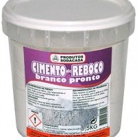 Argamassa Reboco Balde Branco 1,5kg Argamassa Reboco Balde Branco 1,5kg