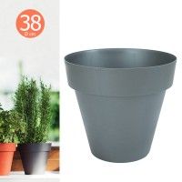 Vaso 38x34cm Antracite Vaso 38x34cm Antracite