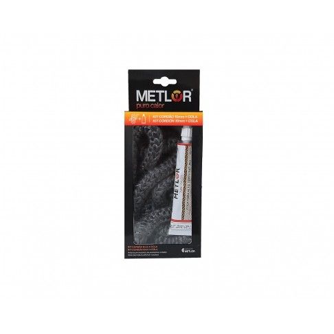 Kit Cordão Redondo D10 Preto 2,5m Kit Cordão Redondo D10 Preto 2,5m