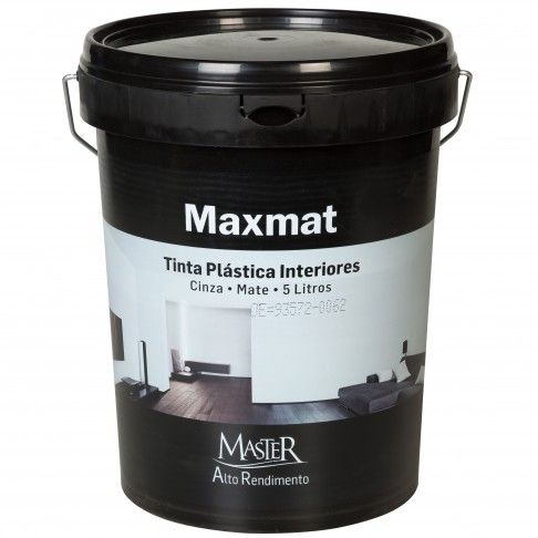 Tinta Master Interior Mate Cinza 5l Tinta Master Interior Mate Cinza 5l