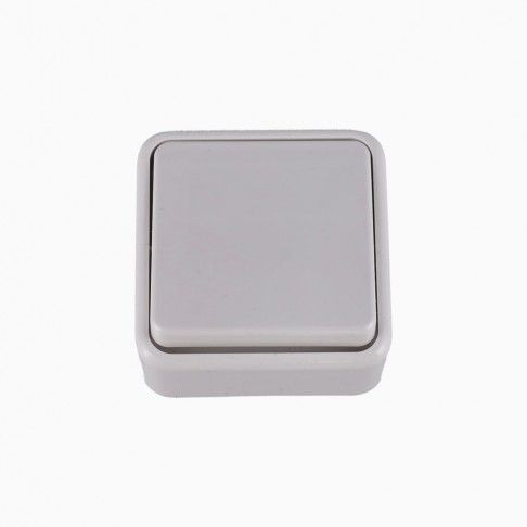 Pack 3 Interruptores Saliente Branco Pack 3 Interruptores Saliente Branco