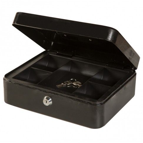 Mini Cofre Mecânico 9x25x20cm Preto Mini Cofre Mecânico 9x25x20cm Preto
