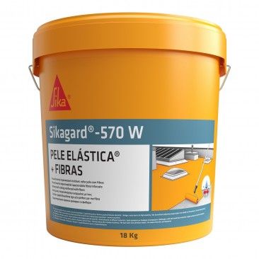 Sikagard 570w Pele Elstica + Fibra Telha 4kg