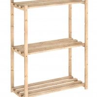 Estante Pinho 3 prateleiras 922x300x650mm Estante Pinho 3 prateleiras 922x300x650mm