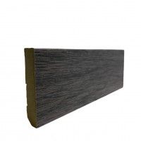 Rodapé MDF Carvalho Cinza Y 2400x70x14 Rodapé MDF Carvalho Cinza Y 2400x70x14