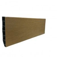 Rodapé PVC Alveolar Carvalho 2500x70x15 Rodapé PVC Alveolar Carvalho 2500x70x15