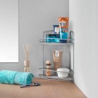 Estante Canto Onda 2 prateleiras 22x22x35cm Estante Canto Onda 2 prateleiras 22x22x35cm
