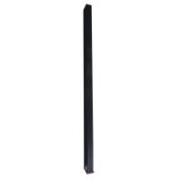 Poste Painel Cinza 60x40mm C/Tp 1,04m Poste Painel Cinza 60x40mm C/Tp 1,04m