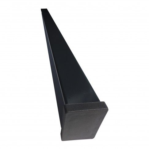 Poste Painel Cinza 60x40mm C/Tp 1,04m Poste Painel Cinza 60x40mm C/Tp 1,04m