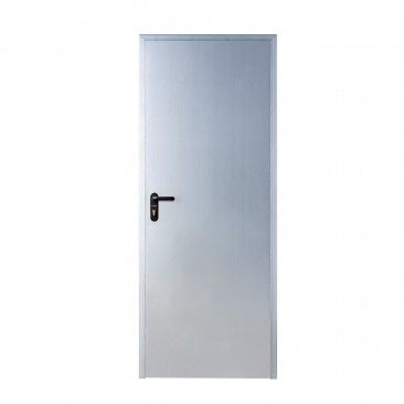 Porta Metlica Galvanizada Direita 80x210cm