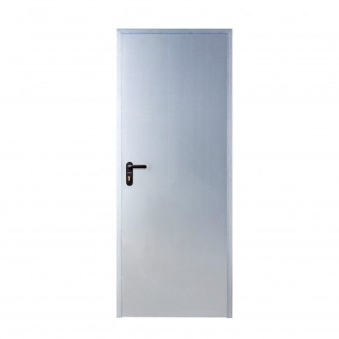 Porta Metálica Galvanizada Direita 90x210cm Porta Metálica Galvanizada Direita 90x210cm