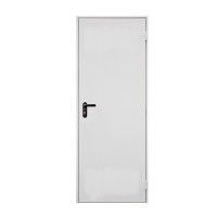 Porta Metálica Branca Esquerda 90x210cm Porta Metálica Branca Esquerda 90x210cm