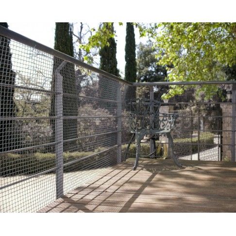 Rede Malha Quad 5x5 1x5m Gris Rede Malha Quad 5x5 1x5m Gris