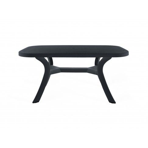 Mesa Caribe Rattan 150x90cm Antracite Mesa Caribe Rattan 150x90cm Antracite