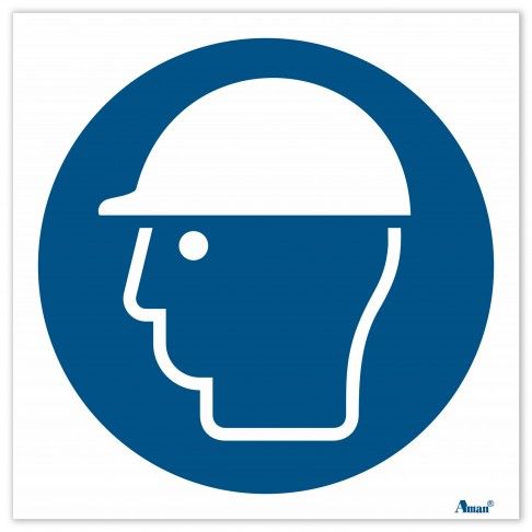 Sinalética Autocolante "Uso Obrigatório de Capacete" Sinalética Autocolante "Uso Obrigatório de Capacete"