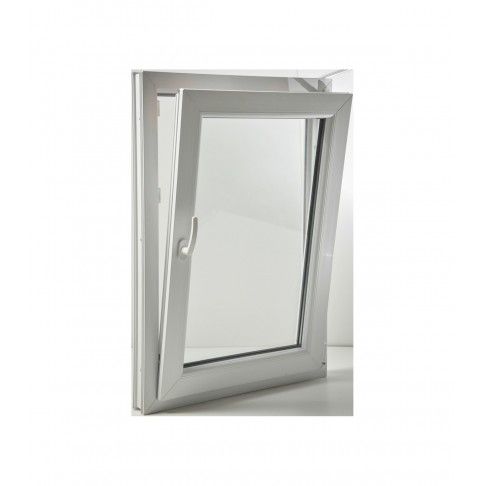 Janela Pvc Branca Vidro 100x80cm Direita Janela Pvc Branca Vidro 100x80cm Direita