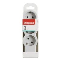 Bloco Tomadas 3x2p+T S/Cabo Branco/ Cinza Bloco Tomadas 3x2p+T S/Cabo Branco/ Cinza