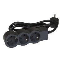 Bloco Tomadas 3x2p+T 1,5m Preto Bloco Tomadas 3x2p+T 1,5m Preto