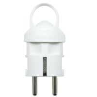 Ficha Shucko Macho 16a C/Anel Branca Fr Ficha Shucko Macho 16a C/Anel Branca Fr