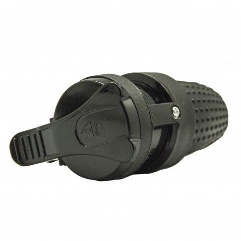 Ficha Shucko Fêmea Borr 16a Ip44 Preto Ficha Shucko Fêmea Borr 16a Ip44 Preto