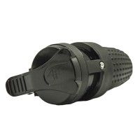 Ficha Shucko Fêmea Borr 16a Ip44 Preto Ficha Shucko Fêmea Borr 16a Ip44 Preto