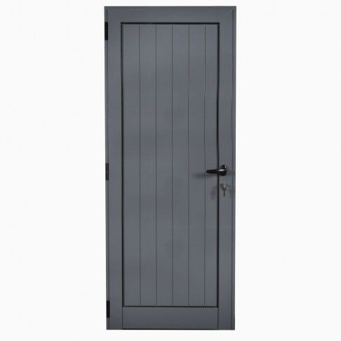 Porta Alumínio 200x80cm Direita Cinza Porta Alumínio 200x80cm Direita Cinza