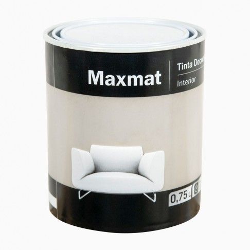 Tinta Decor Maxmat Cinza Atenas 0,75l Tinta Decor Maxmat Cinza Atenas 0,75l