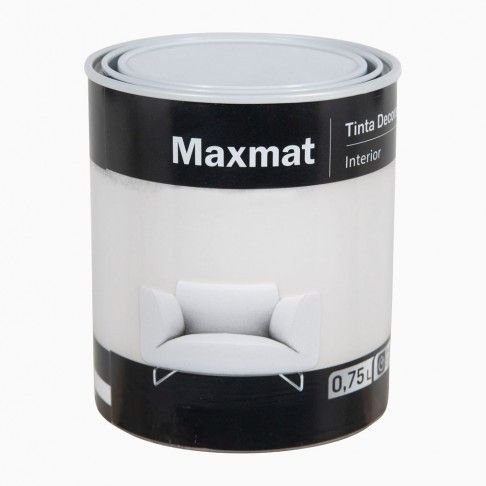Tinta Decor Maxmat Cinza Bacu 0,75l Tinta Decor Maxmat Cinza Bacu 0,75l