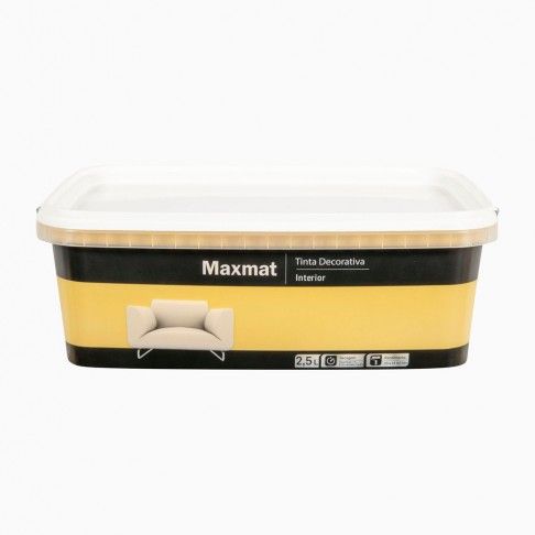 Tinta Decor Maxmat Amarelo Mónaco 2,5l Tinta Decor Maxmat Amarelo Mónaco 2,5l