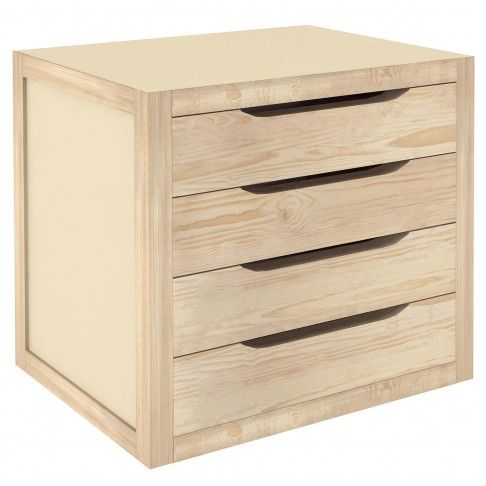 Módulo 4 Gavetas Pinho 390x300x375mm Módulo 4 Gavetas Pinho 390x300x375mm