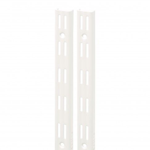 Perfil P/Suporte Duplo Branco 100cm 2un Perfil P/Suporte Duplo Branco 100cm 2un