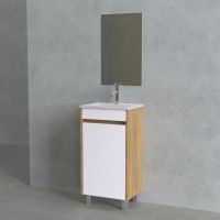 CONJUNTO RENO 40CM MÓVEL+LAVATÒRIO+ESPELHO BRANCO/HERA CONJUNTO RENO 40CM MÓVEL+LAVATÒRIO+ESPELHO BRANCO/HERA