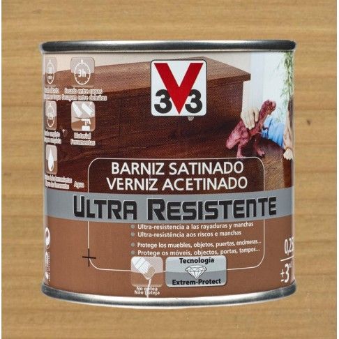 Verniz Ur Interior Aqua Acetinado Carvalho Claro 250ml Verniz Ur Interior Aqua Acetinado Carvalho Claro 250ml