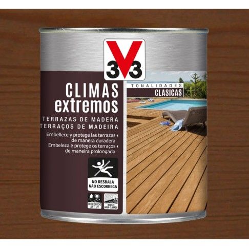 Proteção Terraço Climas Extremos Aqua Teca 0,75l Proteção Terraço Climas Extremos Aqua Teca 0,75l
