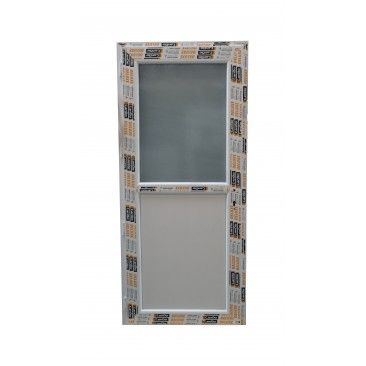 Porta Exterior Vidro Pvc 200x90cm Direita