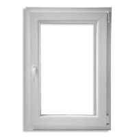 Janela Pvc Branca Vidro 100x80cm Esquerda Janela Pvc Branca Vidro 100x80cm Esquerda