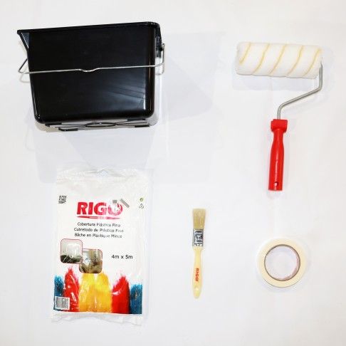Conjunto Balde 8l+Antigota+Minor 1'+Plast+Fita Conjunto Balde 8l+Antigota+Minor 1'+Plast+Fita